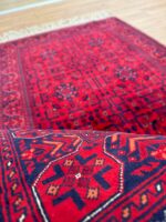 Khal Mohammadi Handmade Rug FIne Wool Red & Black 150X100