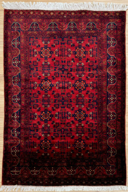 Khal Mohammadi Handmade Rug Fine Wool Red 150X102