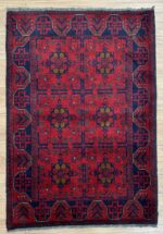 Khal Mohammadi Handmade Rug Wool Red & Navy 150X103