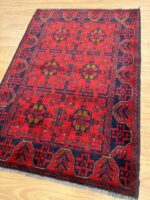 Khal Mohammadi Handmade Rug Wool Red & Navy 150X103