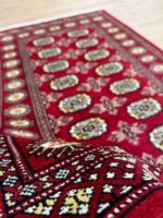 Pakistan Princess Bokhara Wool Red & Cream 163X93