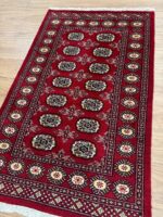 Pakistan Princess Bokhara Wool Red & Cream 163X93