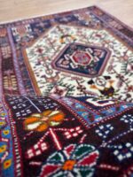 Persian Ghashghai Handmade Rug Wool Multi Colour 155X100