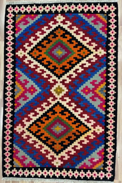 Persian Handmade Kilim Fine Wool Multi Colour 157X100