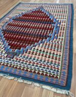 Persian Handmade Kilim Wool Multi Colour 144X101