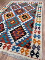 Persian Handmade Kilim Wool Multi Colour 150X100