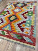 Persian Handmade Kilim Wool Multi Colour 170X120