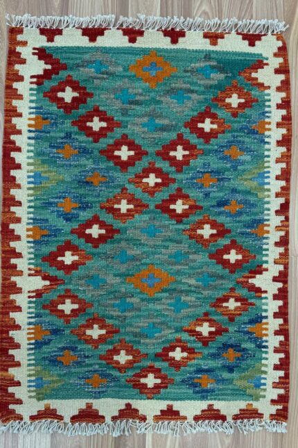 Persian Handmade Kilim Wool Multi Colour 82X60