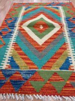 Persian Handmade Kilim Wool Multi Colour 84X61