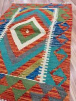 Persian Handmade Kilim Wool Multi Colour 84X61