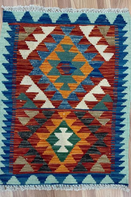Persian Handmade Kilim Wool Multi Colour 84X64