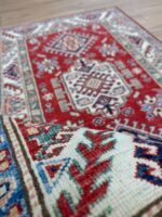 Super Kazak Handmade Rug Wool Red & Multi 144X104