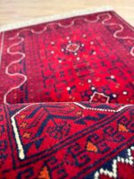 Afghan Khal Mohammadi Fine Wool Red & Black 192X150