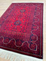 Afghan Khal Mohammadi Fine Wool Red & Black 192X150