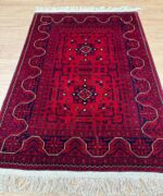 Afghan Khal Mohammadi Fine Wool Red & Black 192X150