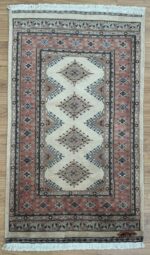 Pakistan Jaldar Handmade Rug Wool Multi Colour 138X91