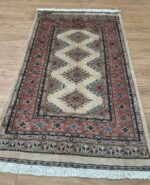 Pakistan Jaldar Handmade Rug Wool Multi Colour 138X91