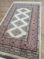 Pakistan Jaldar Handmade Rug Wool Multi Colour 138X91