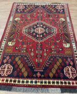 Persian Shiraz Handmade Rug Wool Multi Colour 150X100