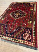 Persian Shiraz Handmade Rug Wool Multi Colour 150X100