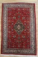 Persian Village Handmade Rug Wool Red Multi 170X110