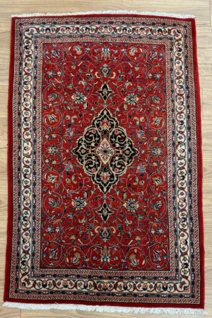 Persian Village Handmade Rug Wool Red Multi 170X110