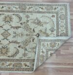 Afghan Choobi Garden Handmade Rug Wool Beige & Brown 205X114