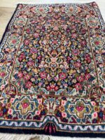 Persian Flower Garden Handmade Rug Wool Multi Colour 70X50