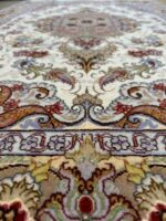 Tabriz Garden Handmade Rug Super Fine Wool & Silk Multi Colour 150X100