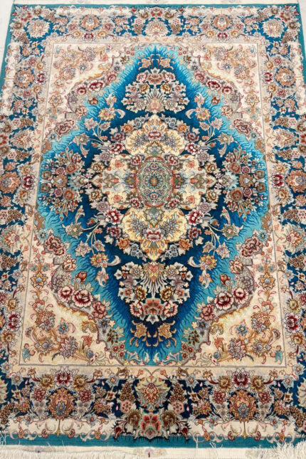 Persian Tabriz Shah abbasi Design super fine wool & silk 200X150